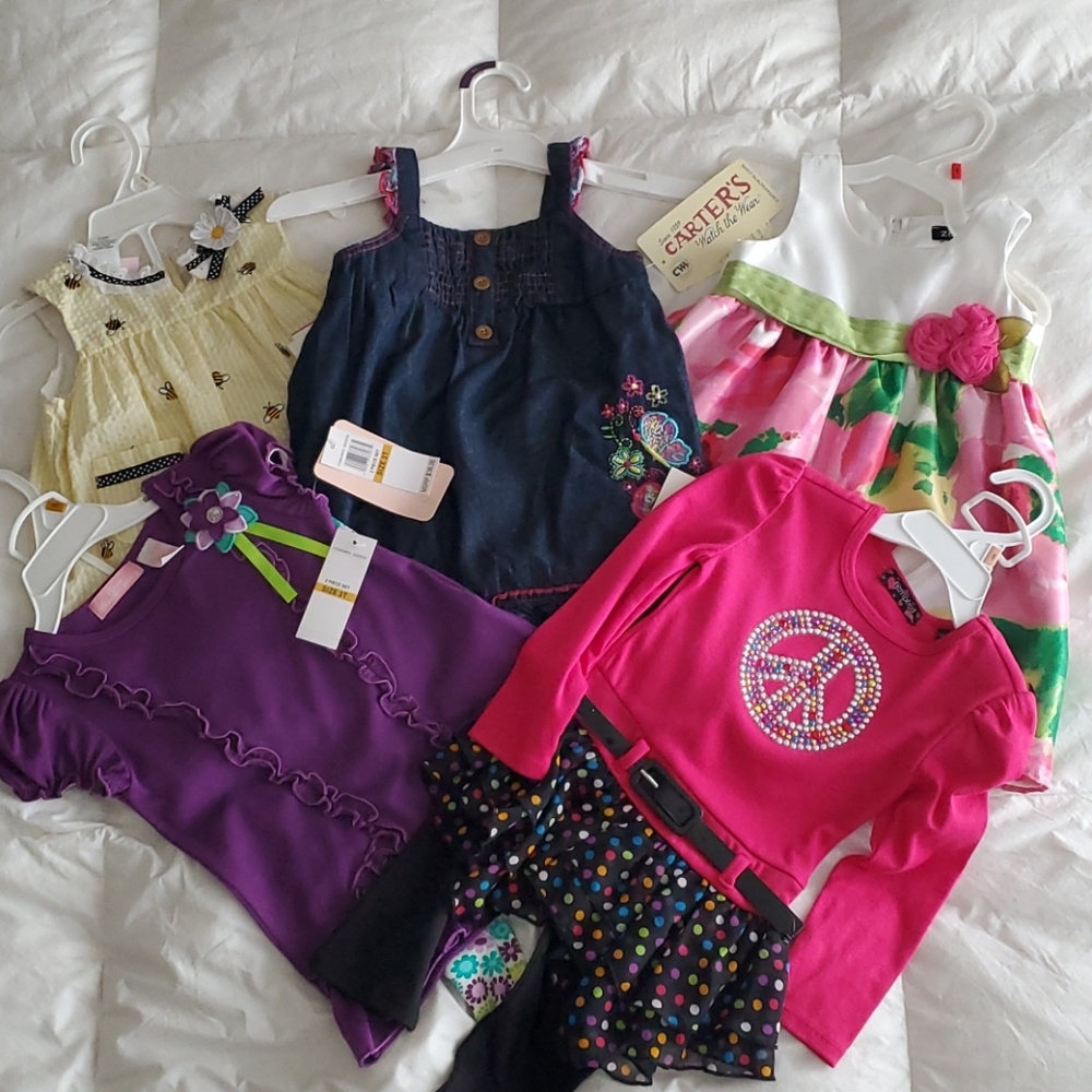 Baby girl/toddler 5 piece bundle.